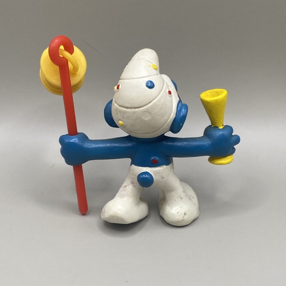 Vintage Carnival Smurf Schleich 1979 Hanna-Barbera Figure Figurine - Picture 2 of 3